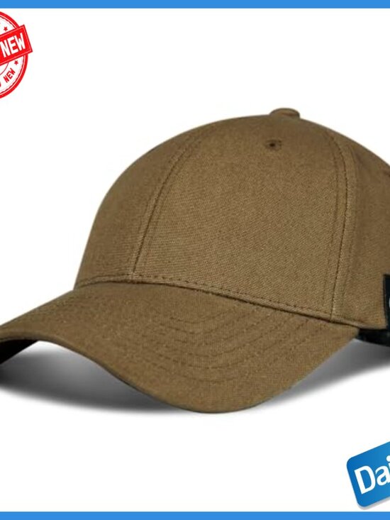 Adjustable Snapback Baseball Cap, Cotton Canvas, Workwear, Outdoor main image 7